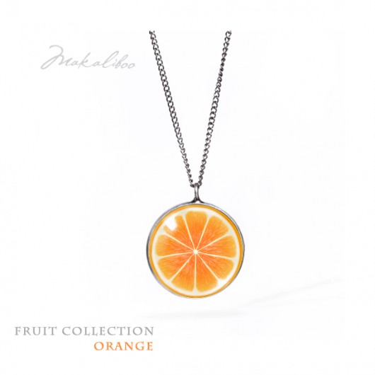 Fruit Collection Orange - naszyjnik simple Makaliboo