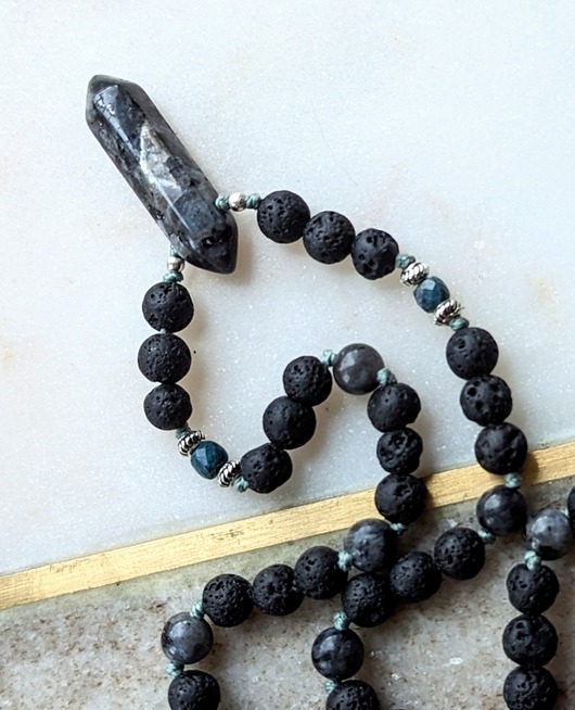 biżuteria męska Naszyjnik z lodowym larkivirem