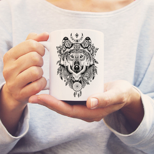 Wilk azt kubek ONE MUG A DAY
