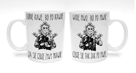 Kawa i piwo - kubek Wild Dot