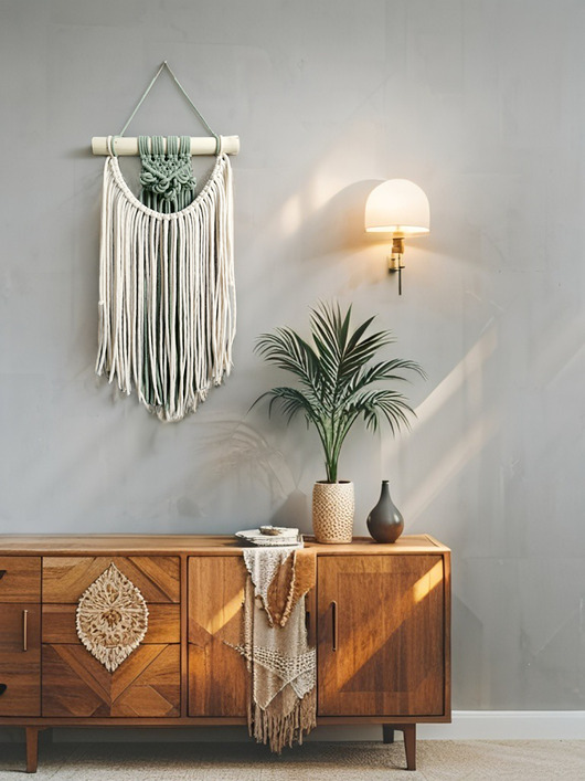 makramy Makrama na ścianę dekoracja boho