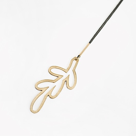 Naszyjnik Vander Złoty Liść  Vander jewelry
