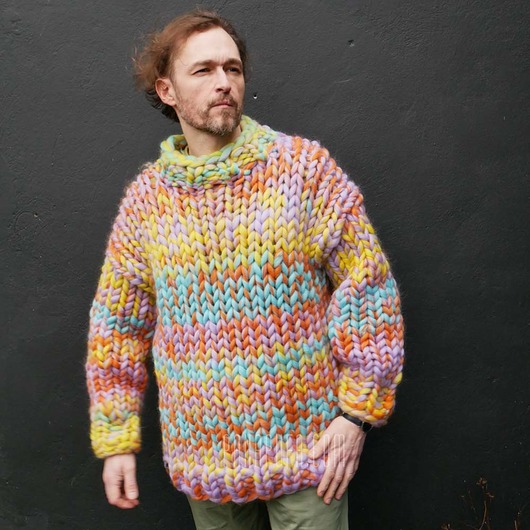 swetry męskie Wełna 100% męski wełniany sweter