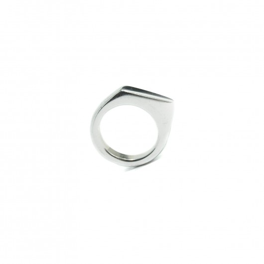 ALL METAL  ring / glossy silver Filimoniuk