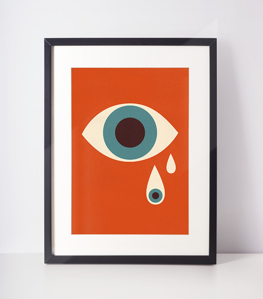 plakat | evil eye| a2 Klawe Rzeczy