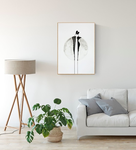obraz 50 x 70 cm malowany ręcznie, abstrakcja Krystyna Siwek Art