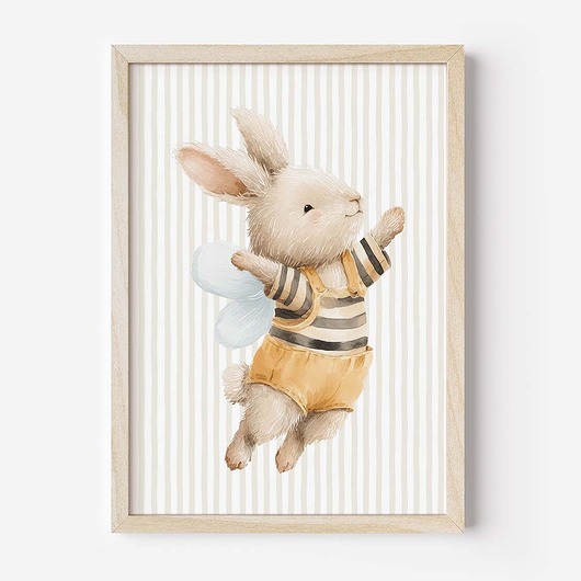 obrazy i plakaty do pokoju dziecięcego Plakat Na Ścianę Dla Dzieci Pszczółkowi Przyjaciele nr. 13