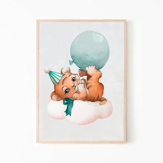 obrazy i plakaty do pokoju dziecięcego PLAKAT, OBRAZEK TINY WORLD  nr.24