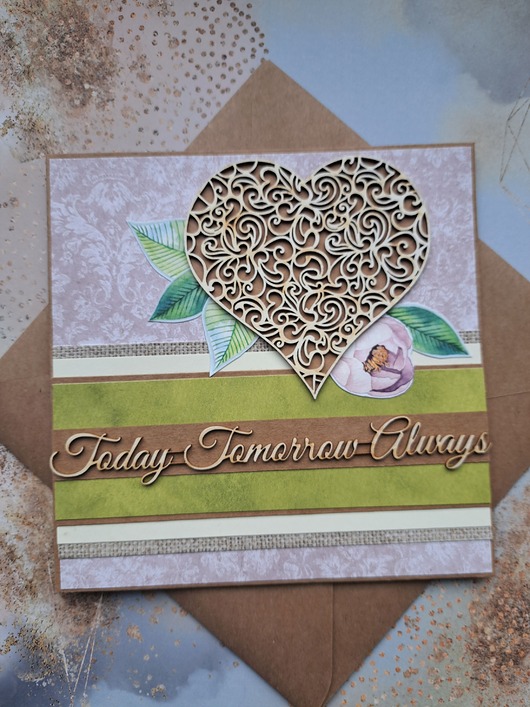 zaproszenia i kartki na ślub Kartka ślubna dla obcokrajowców (koperta)