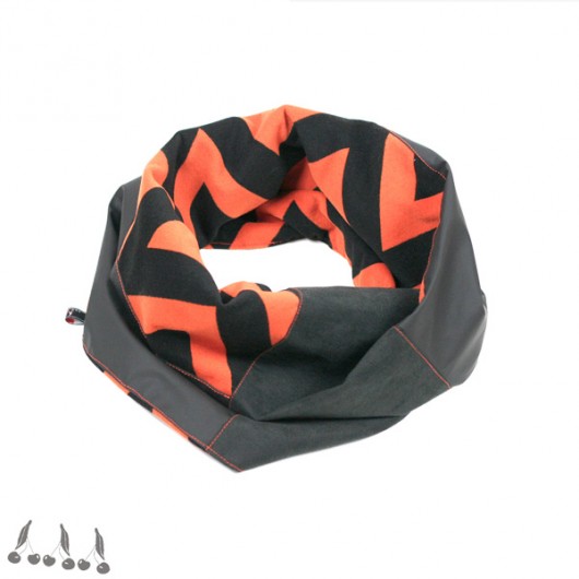 ::: tuba BLACK ZIGZAG ::: uniqo