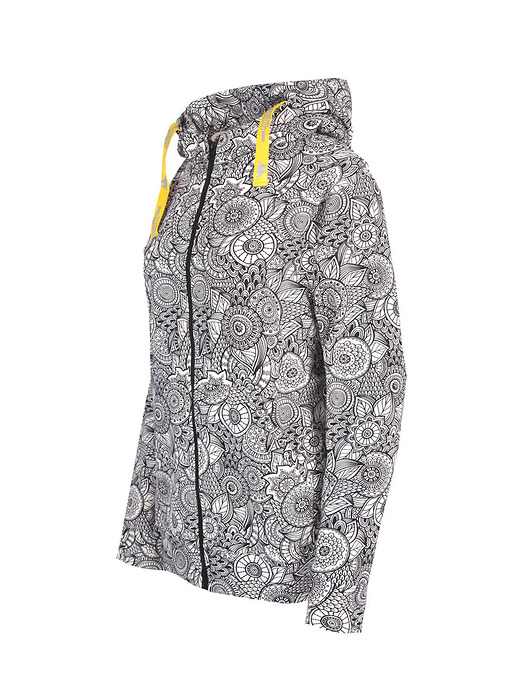 bluza z kapturem damska Bluza rozpinana "Orientalne Kwiaty"