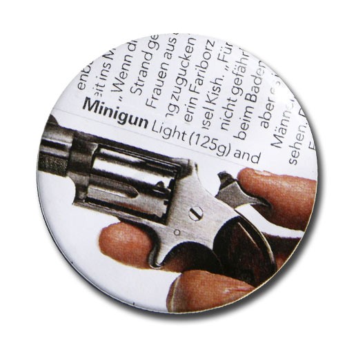 BROSZKA PRZYPINKA minigun broszki ponczoszki