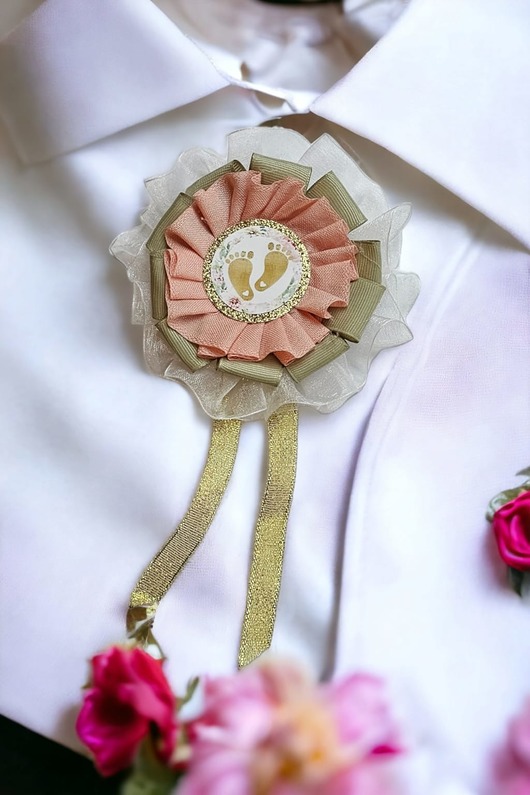 broszki Kotylion Będę Mamą Baby Shower Bociankowe Urodziny 3