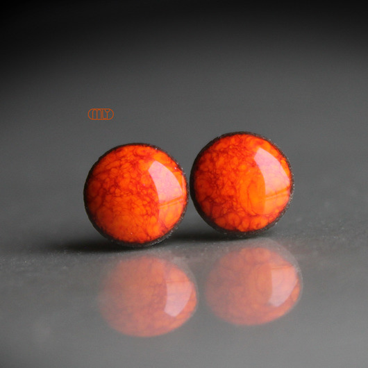 Mini Pomarańcze 9mm/stal chirurgiczna 316L/ Magda Łysiak