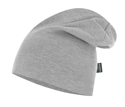 czapki damskie Czapka bawełniana beanie lekka na trening sezon wiosna jesień szara