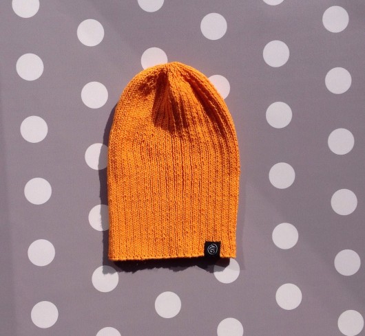 Wiosenna, bawełniana czapeczka beanie KG Handmade