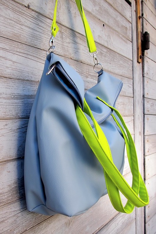 Worek XL waterproof blue lime MANA MANA