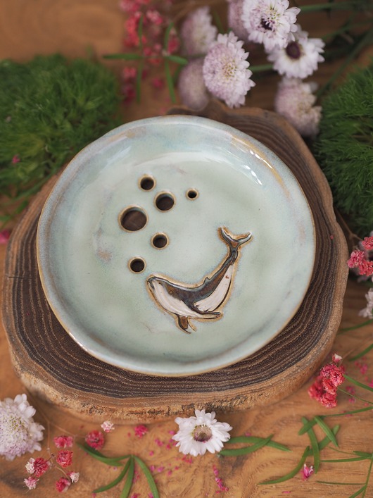 mydelniczki Mydelniczka z wielorybem