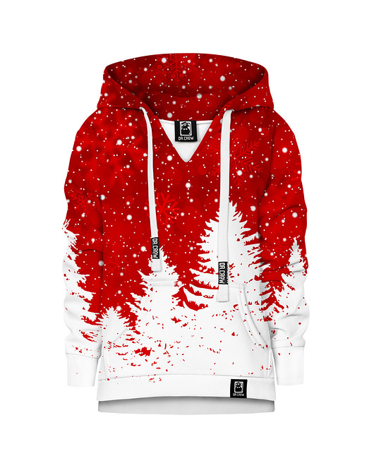 bluzy dla dziewczynki Bluza Dziewczynka DR.CROW Christmas Trees