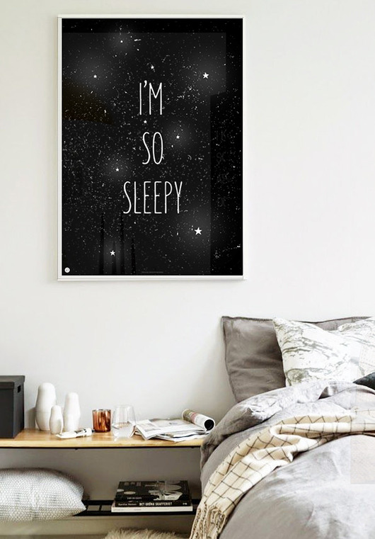 PLAKAT I'm so sleepy A3 XXXinterjoprint