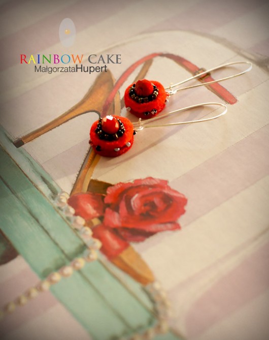  RainbowCake - red FlowerFelt Design