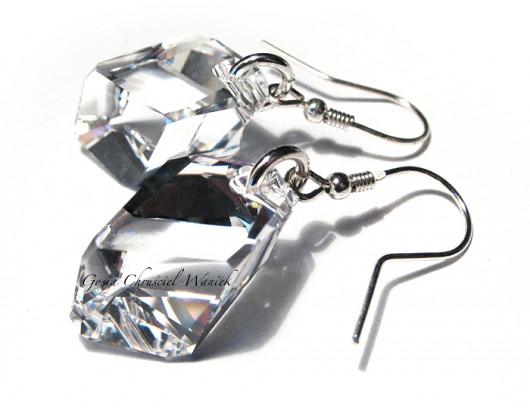 kryształ Swarovski i srebro. Gosia Chruściel-Waniek