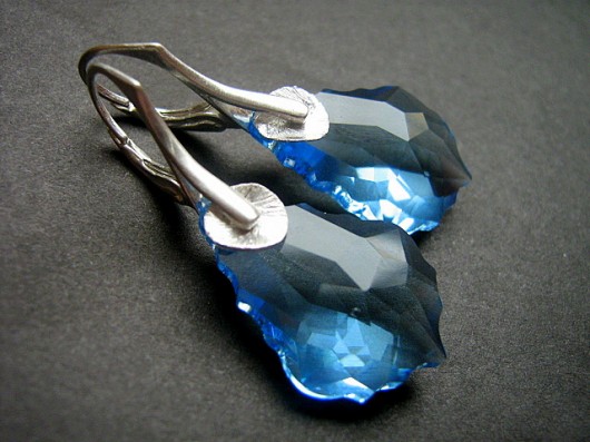 kryształ Swarovski w matowym srebrze Lahovska