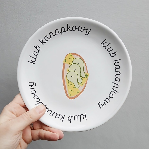 patery i talerze Talerz KLUB KANAPKOWY ser pleśniowy gruszki