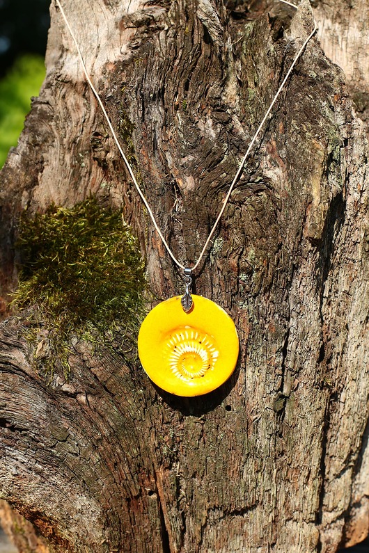 wisiory Wisiorek ceramiczny - Amonit