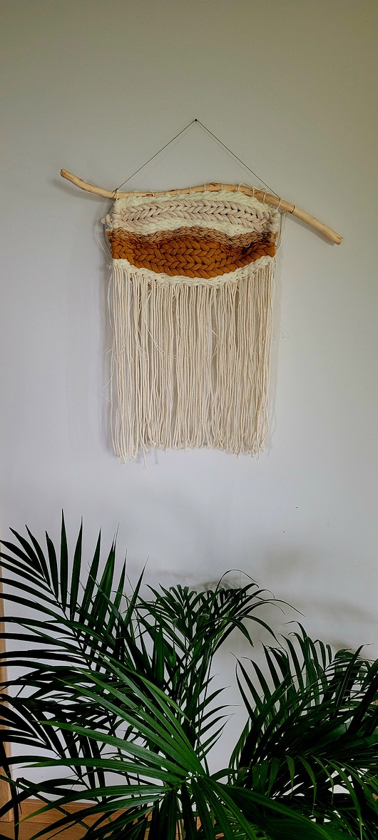 Ozdoby na ścianę Tkanina w stylu "boho"