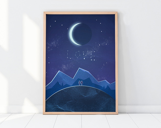 Plakat Luna Love Oskar Tomecki