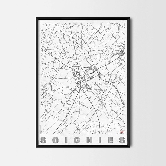 plakaty Plakat Soignies - CityArtPosters