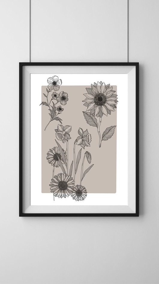 plakaty Plakat Flowers 1.0