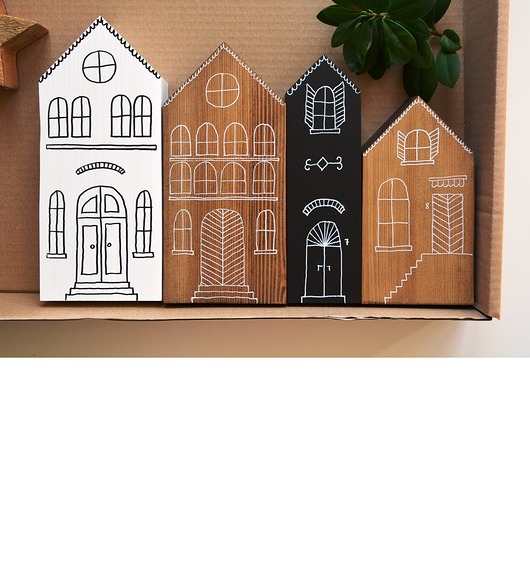 4 domki Wooden Love
