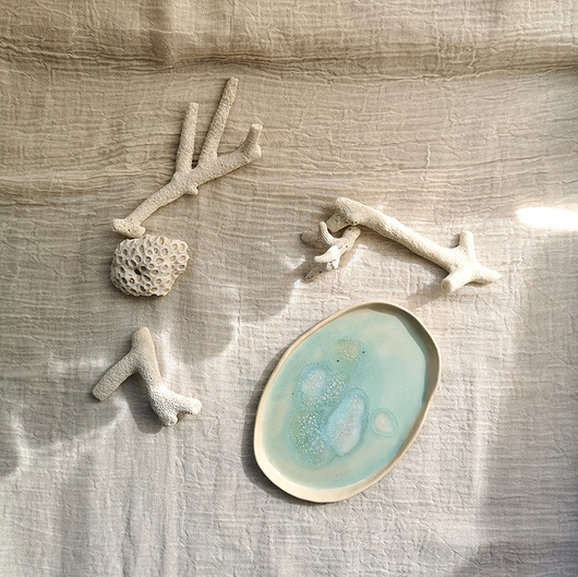 deski do krojenia i tace Ceramiczna tacka do serwowania