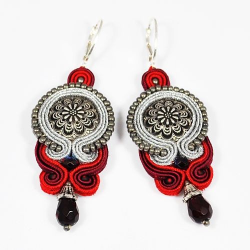 kolczyki soutache Sutaszowe kolczyki CALADO