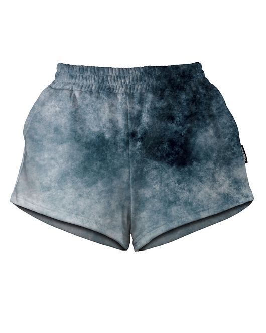 szorty damskie Shorty Spodenki Damskie DR.CROW Gray Background
