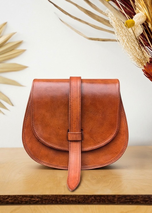 torby na ramię Torebka skórzana ręcznie robiona góralska Rosa na ramię skóra