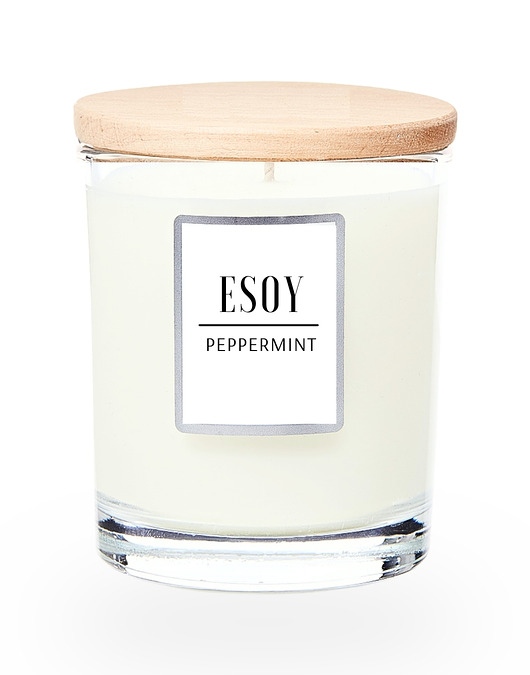 świece zapachowe ŚWIECA SOJOWA PEPPERMINT 200 ml - świeżość i lekkość