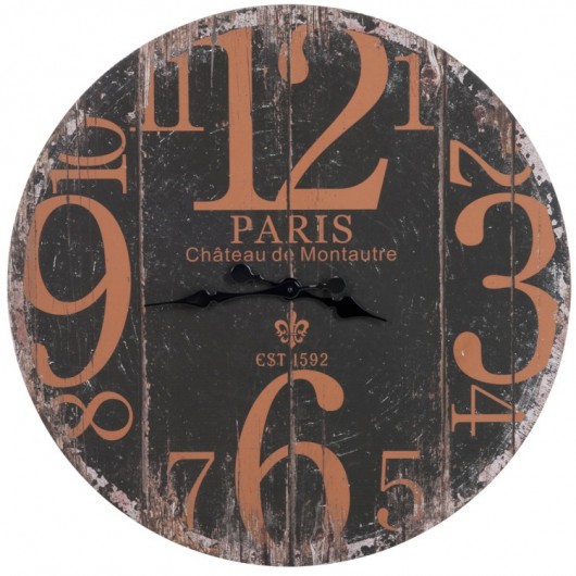 Zegar drewniany Paris 1592 brązowy MIA home