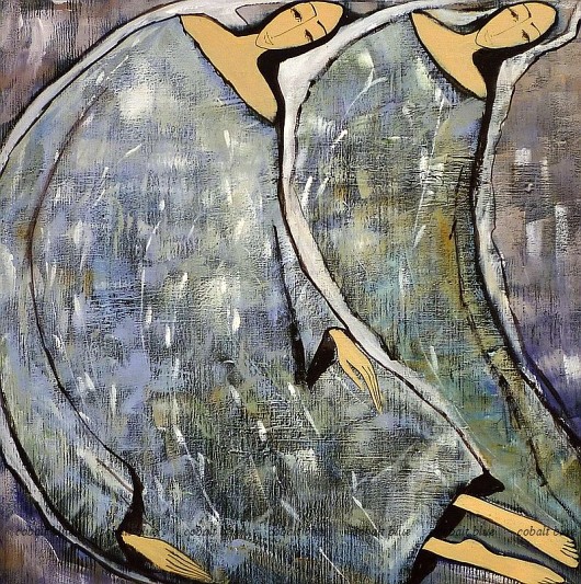 ANIOŁY  .................pastele (2) cobalt