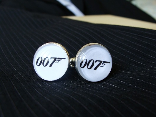 Spinki James Bond 007 + pudełko PodLupa
