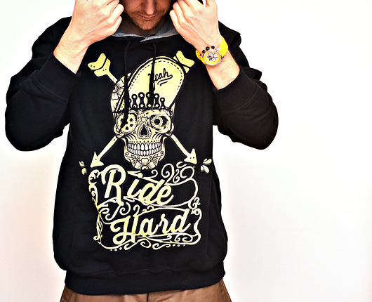 Ride Hard Hoodie DONT NEED NO SAMURAI