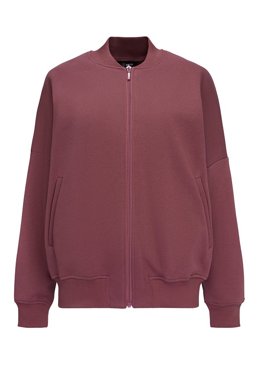 kurtki damskie Bomberka Sporty Chic Rose Brown