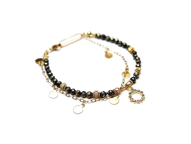 bransoletki z kamieni naturalnych Piryt vol. 2 - bransoletka -  Szlachetna kolekcja /08.03.25/