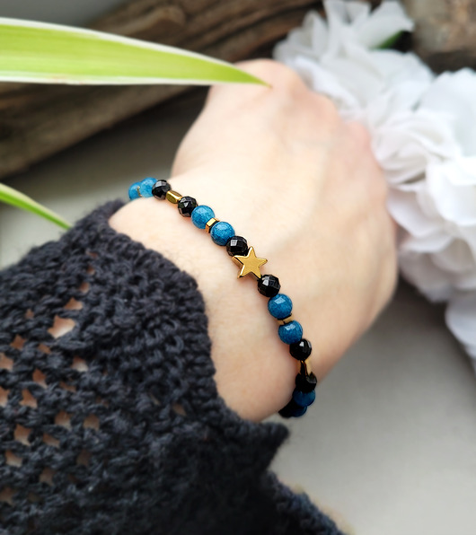 bransoletki z kamieni naturalnych SPEŁNIENIE MARZEŃ- z gwiazdką "Wypowiedz życzenie"