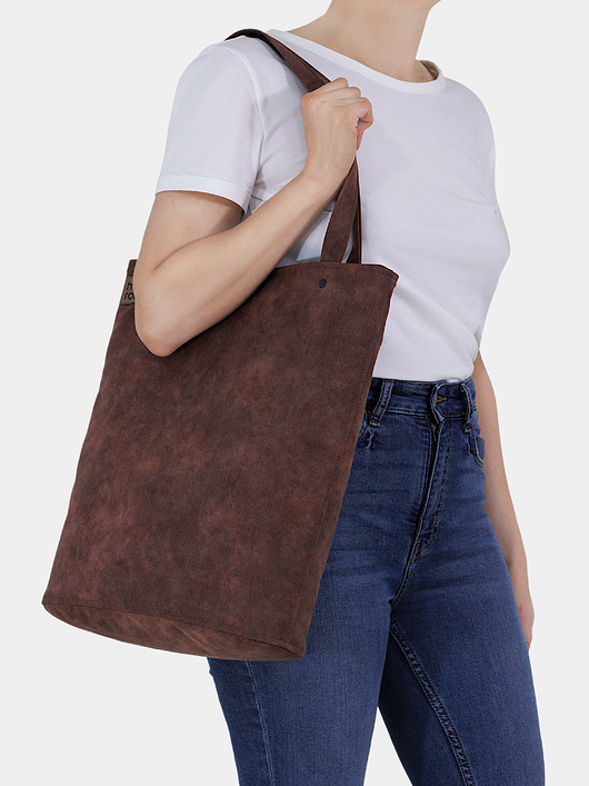 torby na ramię Shopper XL torba kasztanowa na zamek