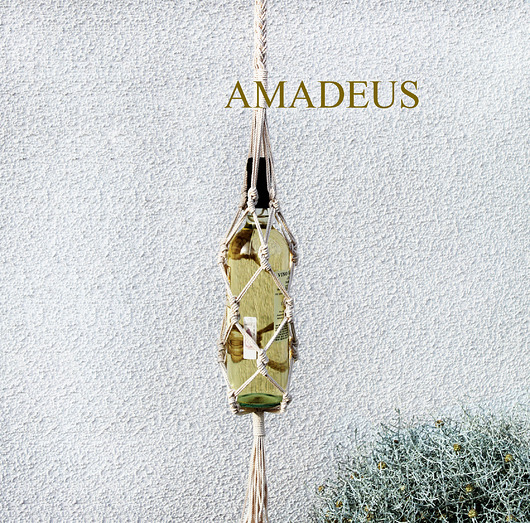 dodatki - różne Makrama na wino - 'AMADEUS'
