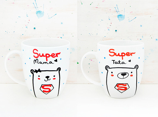 2 kubki dla SUPER rodziców - 380ml  miamilu