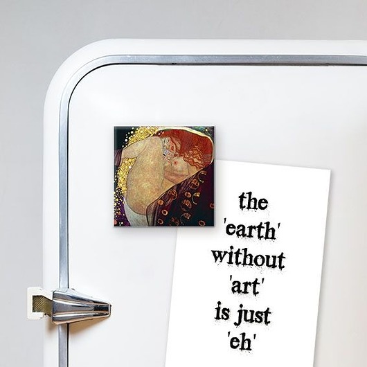 magnesy Danae, Gustav Klimt - magnes